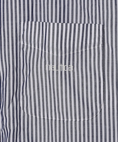NAUTICA JP / Broad Stripe 條紋短袖襯衫