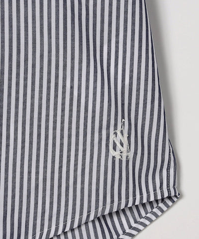 NAUTICA JP / Broad Stripe 條紋短袖襯衫