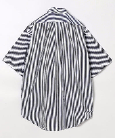 NAUTICA JP / Broad Stripe 條紋短袖襯衫