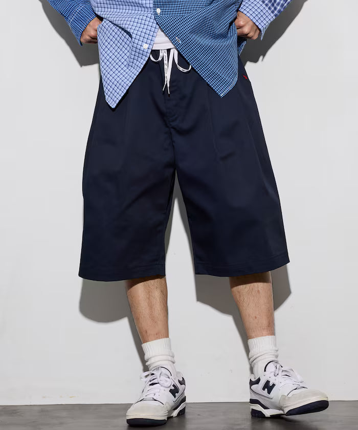 RED KAP × FREAK'S STORE / 日本聯名限定 雙摺工裝短褲 2TUCK WIDE BAGGY SHORTS