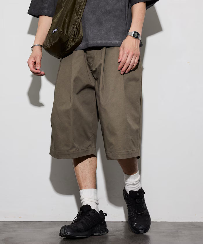 RED KAP × FREAK'S STORE / 日本聯名限定 雙摺工裝短褲 2TUCK WIDE BAGGY SHORTS