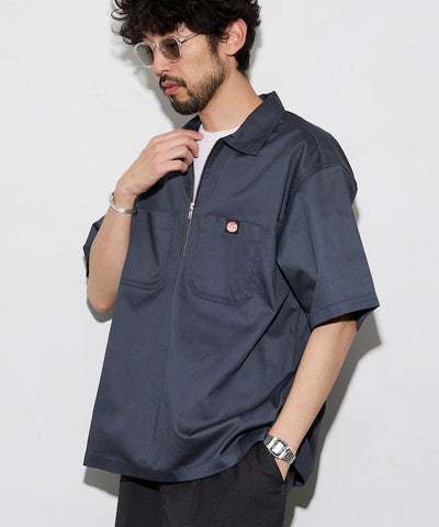 RED KAP × FREAK'S STORE / 半拉鍊工裝短袖 開襟衫