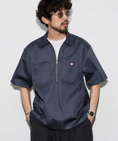 RED KAP × FREAK'S STORE / 半拉鍊工裝短袖 開襟衫
