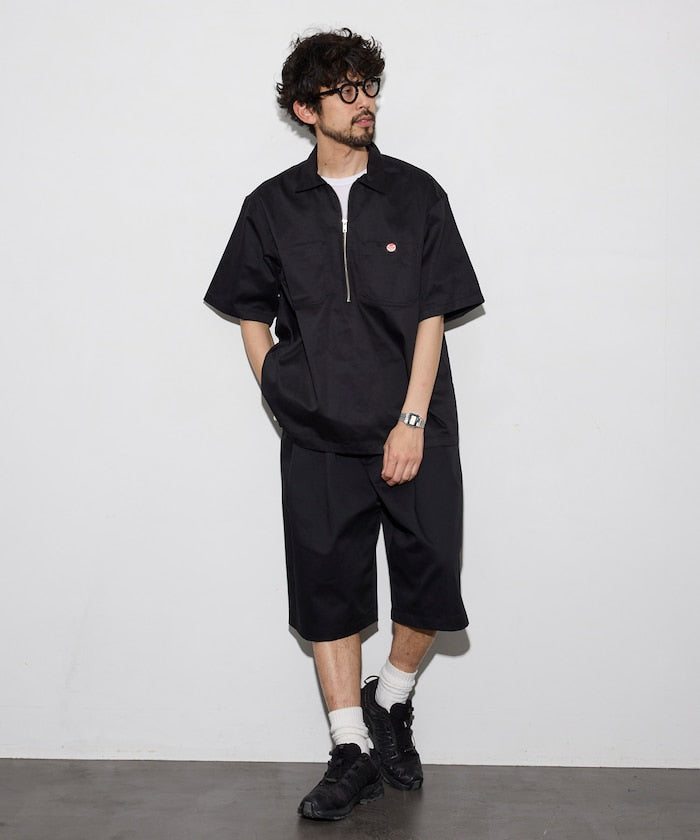 RED KAP × FREAK'S STORE / 半拉鍊工裝短袖 開襟衫