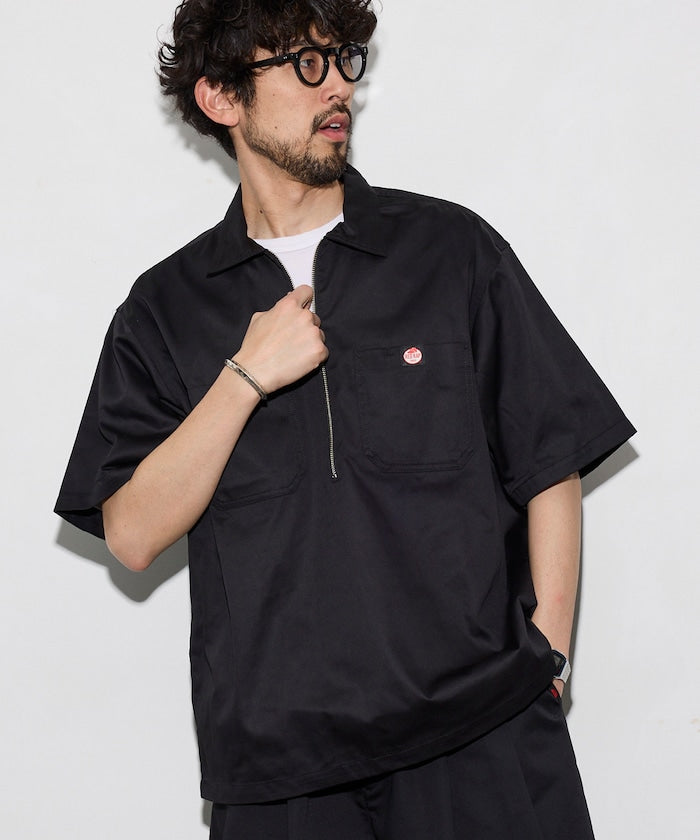 RED KAP × FREAK'S STORE / 半拉鍊工裝短袖 開襟衫