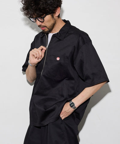 RED KAP × FREAK'S STORE / 半拉鍊工裝短袖 開襟衫