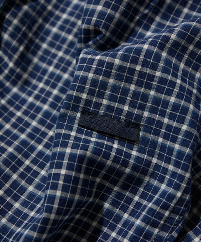 CAHLUMN Indigo Madras Check Easy Pant / 靛藍染馬德拉斯格紋寬鬆長褲
