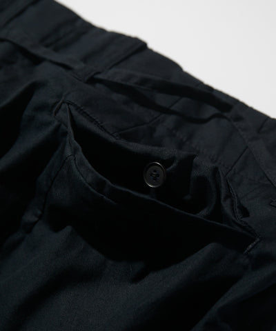 CAHLUMN Broadcloth 2 Tuck Trousers / 高密度平織棉布雙褶長褲