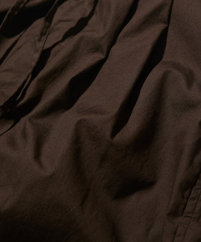 CAHLUMN Broadcloth 2 Tuck Trousers / 高密度平織棉布雙褶長褲