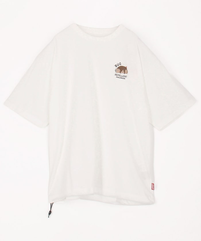Coleman × FREAK'S STORE / 防蟲機能 抽繩短袖T恤