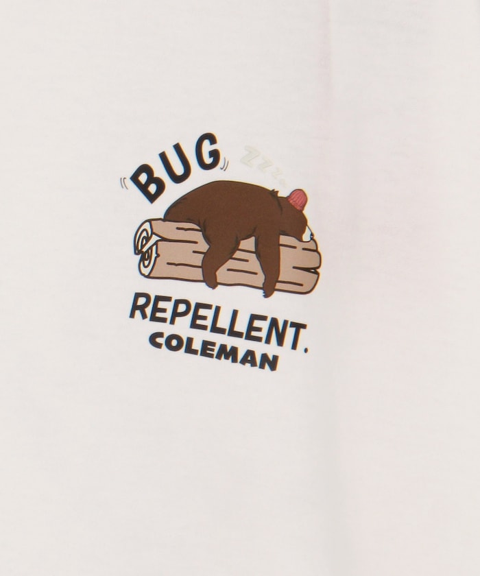 Coleman × FREAK'S STORE / 防蟲機能 抽繩短袖T恤