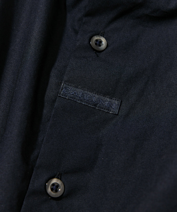 CAHLUMN Broadcloth Band Collar Shirt / 高密度平織棉布 立領襯衫