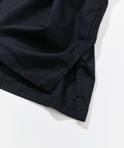 CAHLUMN Broadcloth Band Collar Shirt / 高密度平織棉布 立領襯衫