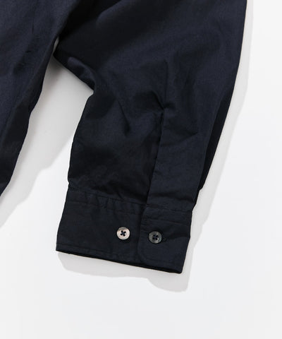 CAHLUMN Broadcloth Band Collar Shirt / 高密度平織棉布 立領襯衫