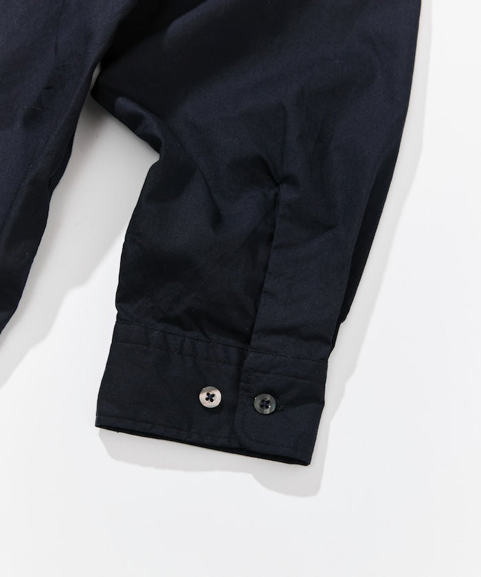CAHLUMN Broadcloth Band Collar Shirt / 高密度平織棉布 立領襯衫