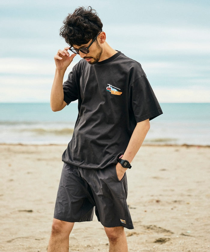 Coleman × FREAK'S STORE / 山系插畫 抽繩短袖T恤