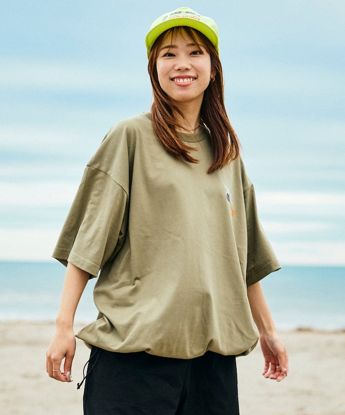 Coleman × FREAK'S STORE / 山系插畫 抽繩短袖T恤