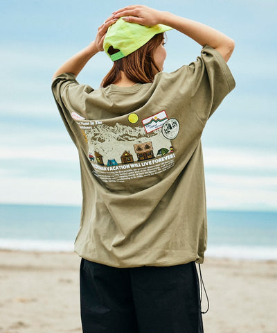 Coleman × FREAK'S STORE / 山系插畫 抽繩短袖T恤