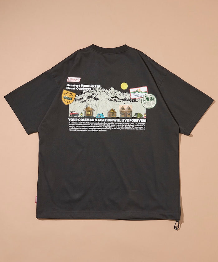Coleman × FREAK'S STORE / 山系插畫 抽繩短袖T恤