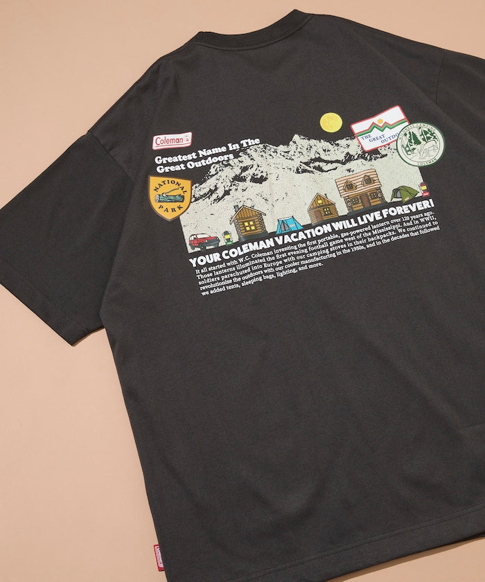 Coleman × FREAK'S STORE / 山系插畫 抽繩短袖T恤