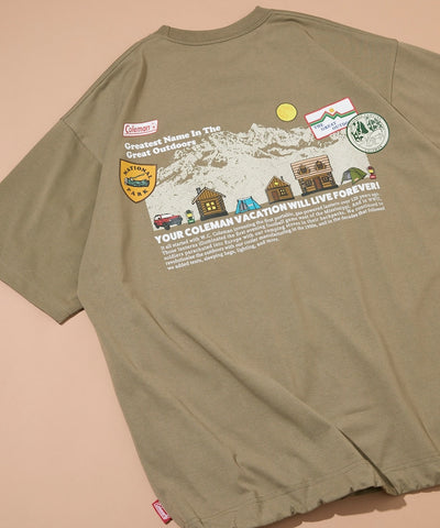 Coleman × FREAK'S STORE / 山系插畫 抽繩短袖T恤