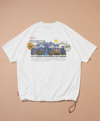 Coleman × FREAK'S STORE / 山系插畫 抽繩短袖T恤