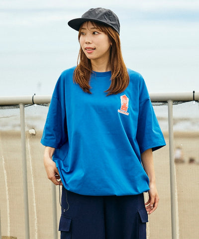 Coleman × FREAK'S STORE / 露營插畫抽繩短袖T恤