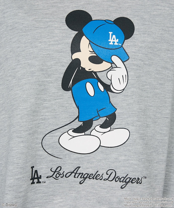 MLB × Mickey Mouse 限定聯名機能印花短袖 T 恤