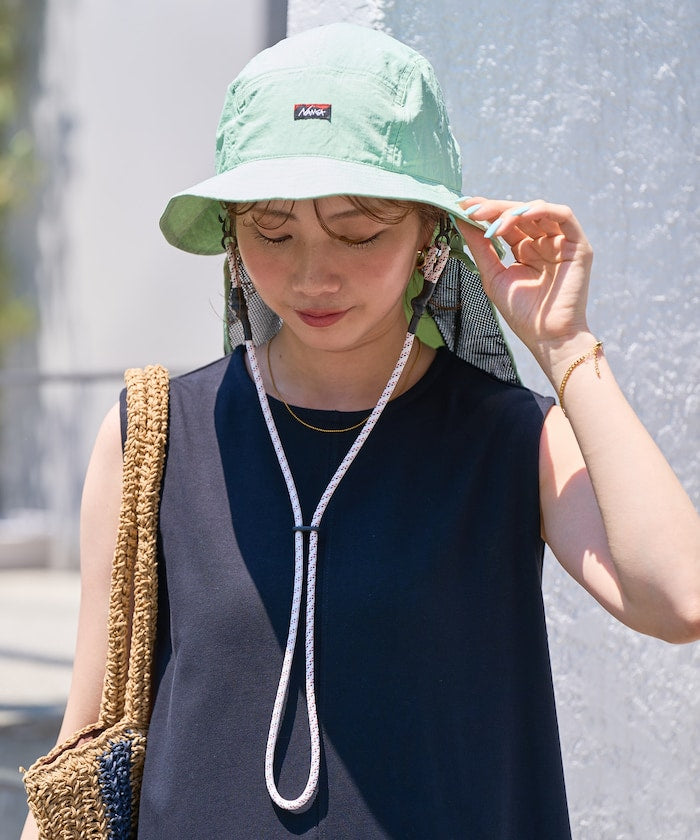 NANGA NYLON TUSSER SUNSHADE HAT / 尼龍塔瑟抗曬遮陽帽