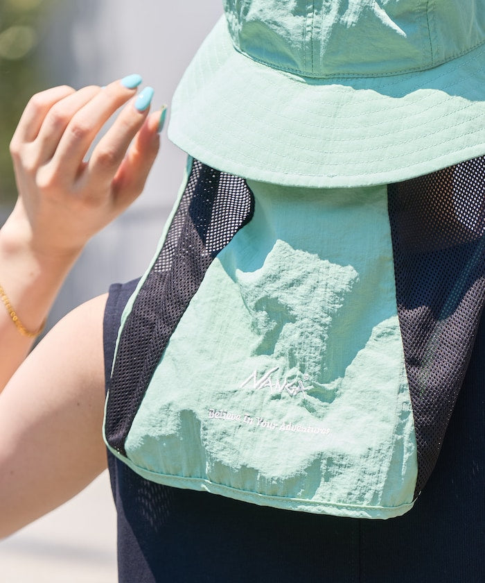 NANGA NYLON TUSSER SUNSHADE HAT / 尼龍塔瑟抗曬遮陽帽