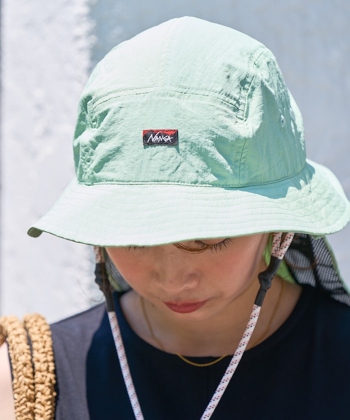 NANGA NYLON TUSSER SUNSHADE HAT / 尼龍塔瑟抗曬遮陽帽