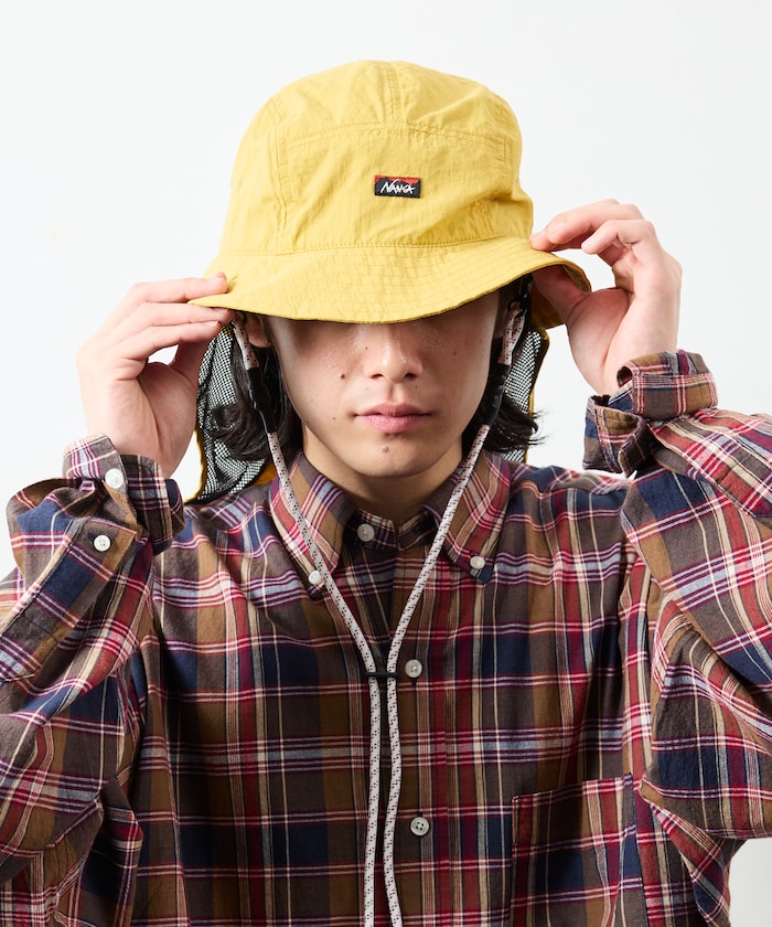 NANGA NYLON TUSSER SUNSHADE HAT / 尼龍塔瑟抗曬遮陽帽