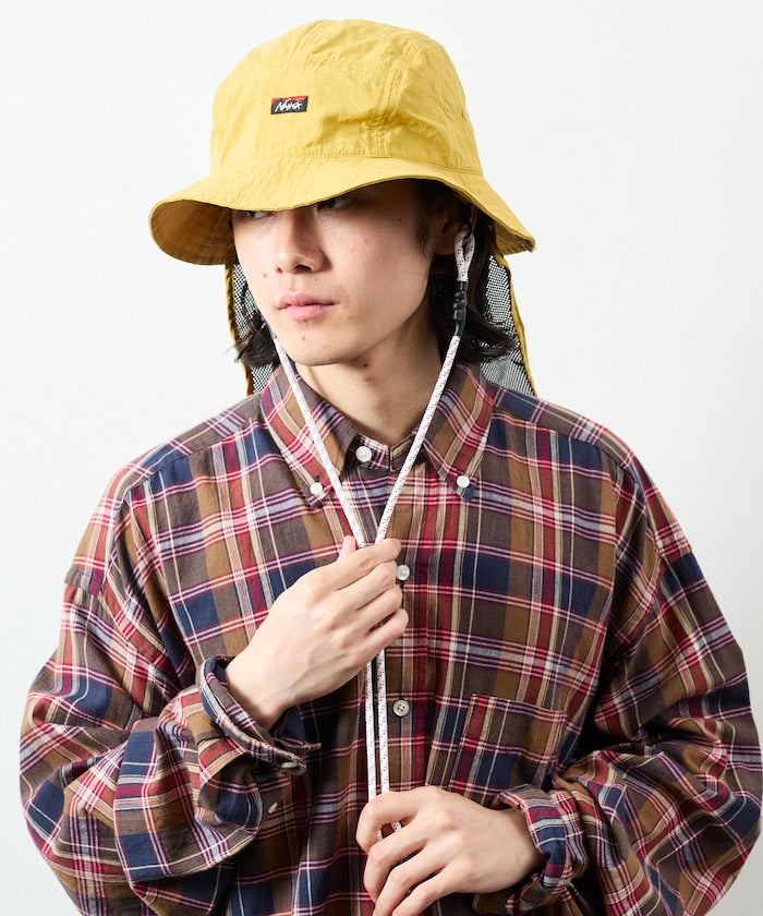 NANGA NYLON TUSSER SUNSHADE HAT / 尼龍塔瑟抗曬遮陽帽