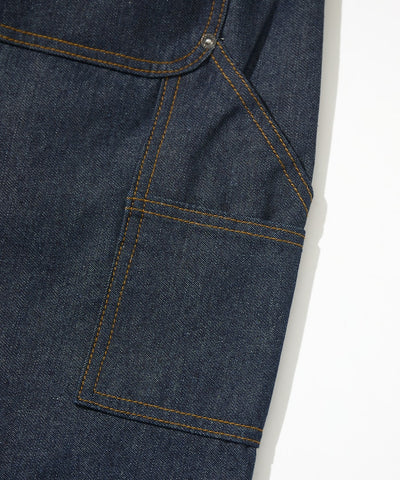 NAUTICA JP / 弧形剪裁 雙膝工裝牛仔長褲