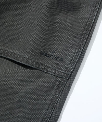 NAUTICA JP / 弧形剪裁 雙膝工裝牛仔長褲