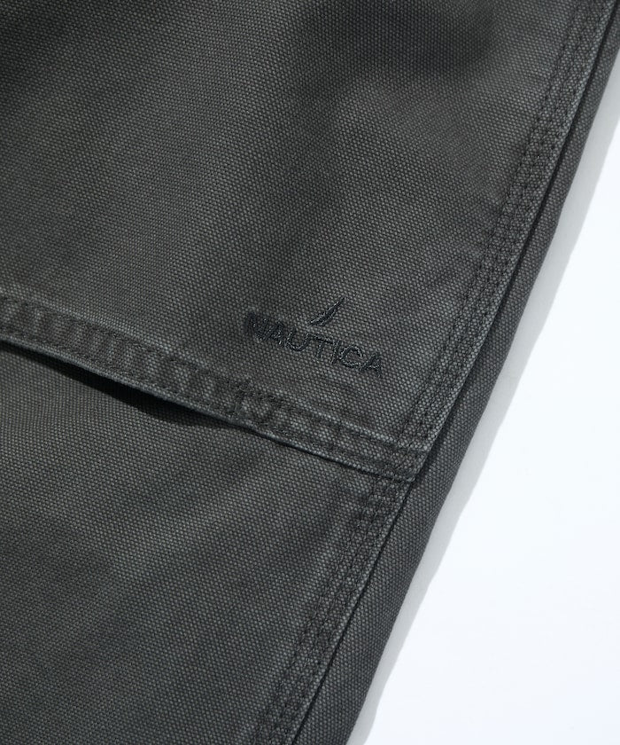 NAUTICA JP / 弧形剪裁 雙膝工裝牛仔長褲