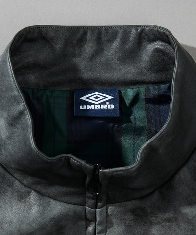 umbro × FREAK'S STORE / 別注仿舊皮革立領外套