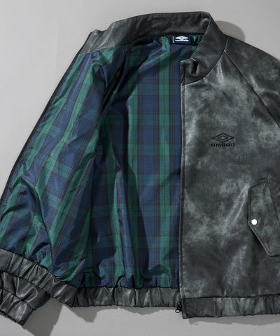 umbro × FREAK'S STORE / 別注仿舊皮革立領外套