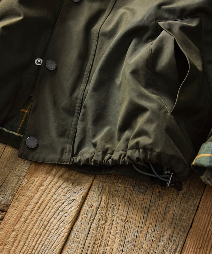 Barbour × FREAK'S STORE / 別注 TRANSPORT 立領短版 布勞森外套（26FW）