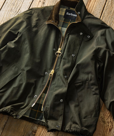 Barbour × FREAK'S STORE / 別注 TRANSPORT 立領短版 布勞森外套（26FW）