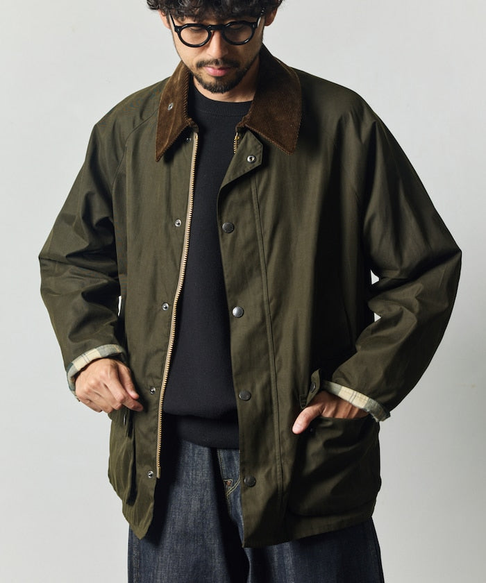 Barbour × FREAK'S STORE / 別注 BEDALE OS Sleeve 寬袖騎馬外套（26FW）