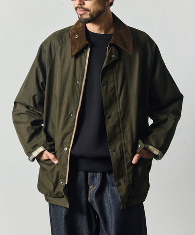 Barbour × FREAK'S STORE / 別注 BEDALE OS Sleeve 寬袖騎馬外套（26FW）