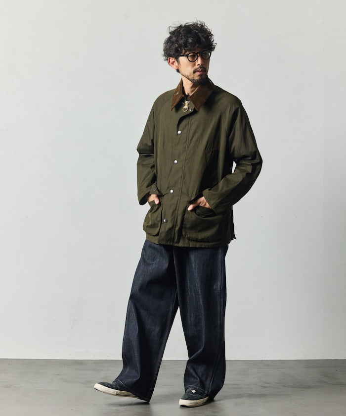 Barbour × FREAK'S STORE / 別注 BEDALE OS Sleeve 寬袖騎馬外套（26FW）