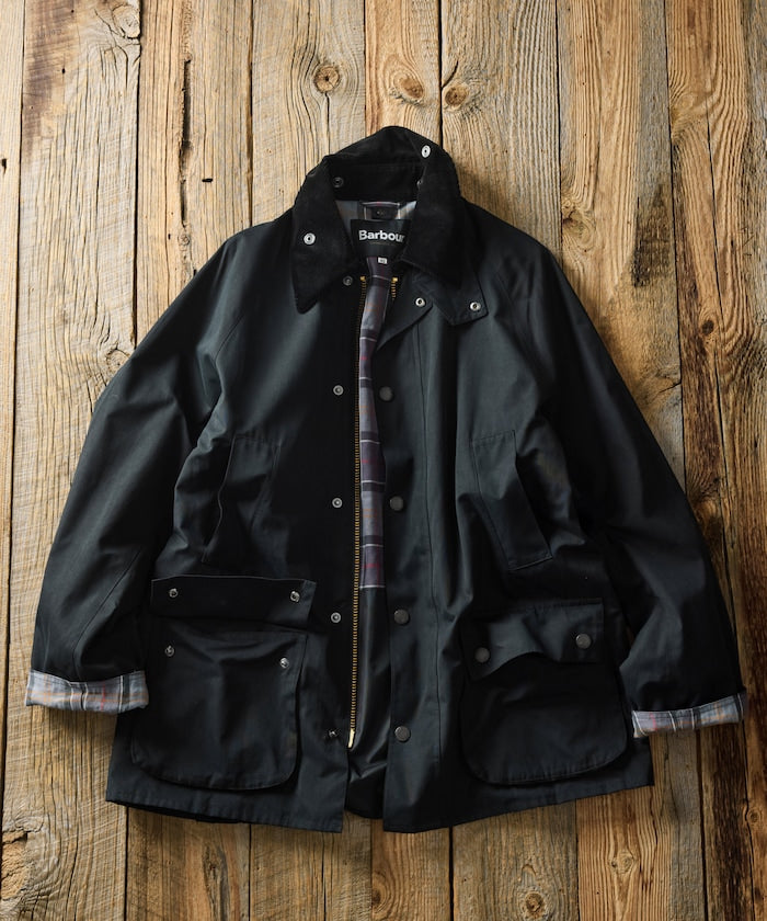 Barbour × FREAK'S STORE / 別注 BEDALE OS Sleeve 寬袖騎馬外套（26FW）