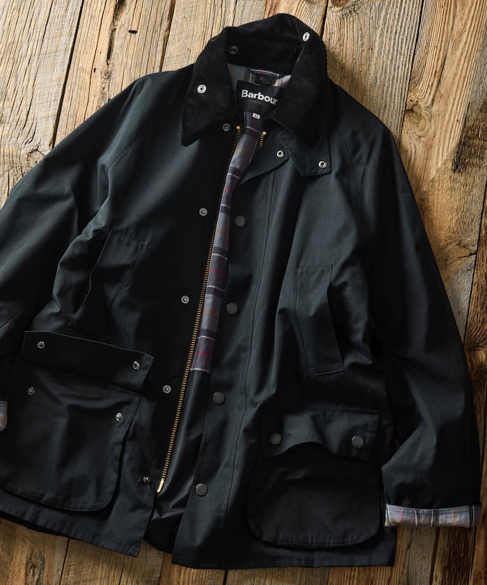 Barbour × FREAK'S STORE / 別注 BEDALE OS Sleeve 寬袖騎馬外套（26FW）