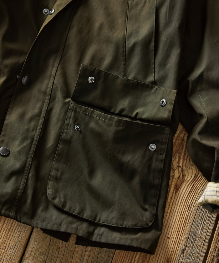 Barbour × FREAK'S STORE / 別注 BEDALE OS Sleeve 寬袖騎馬外套（26FW）
