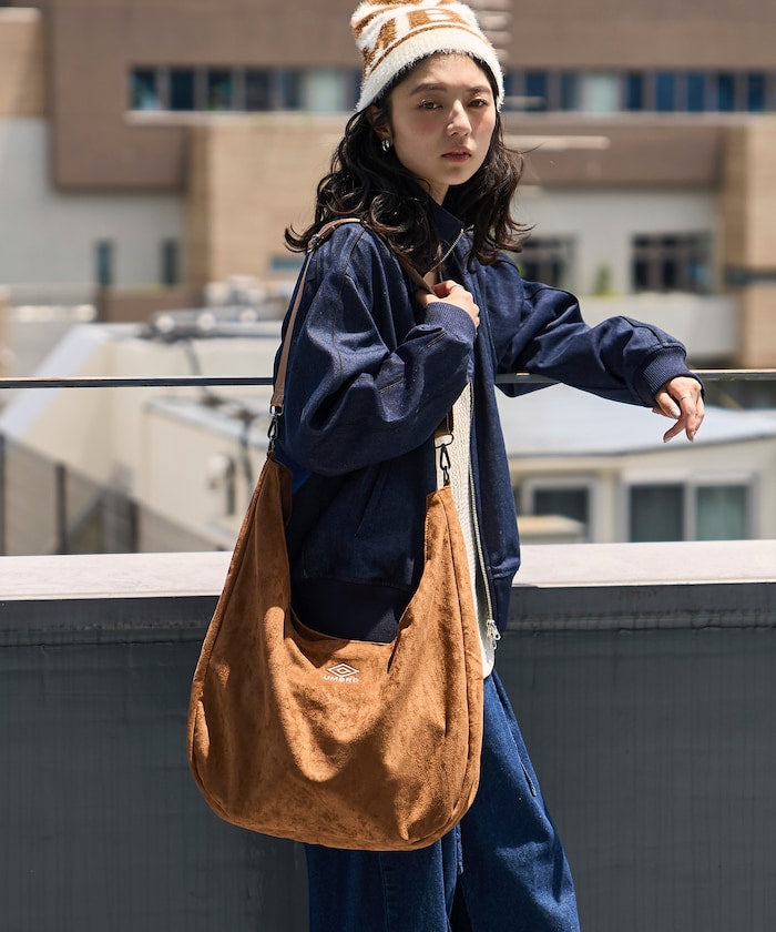 umbro × FREAK'S STORE / 磨毛圓弧單肩包