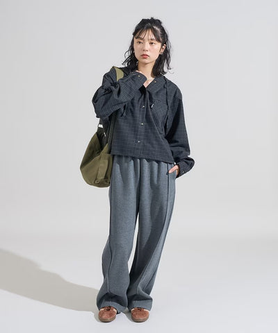 Foxfire × FREAK'S STORE／女裝 連帽格紋法蘭絨襯衫（日本聯名限定）