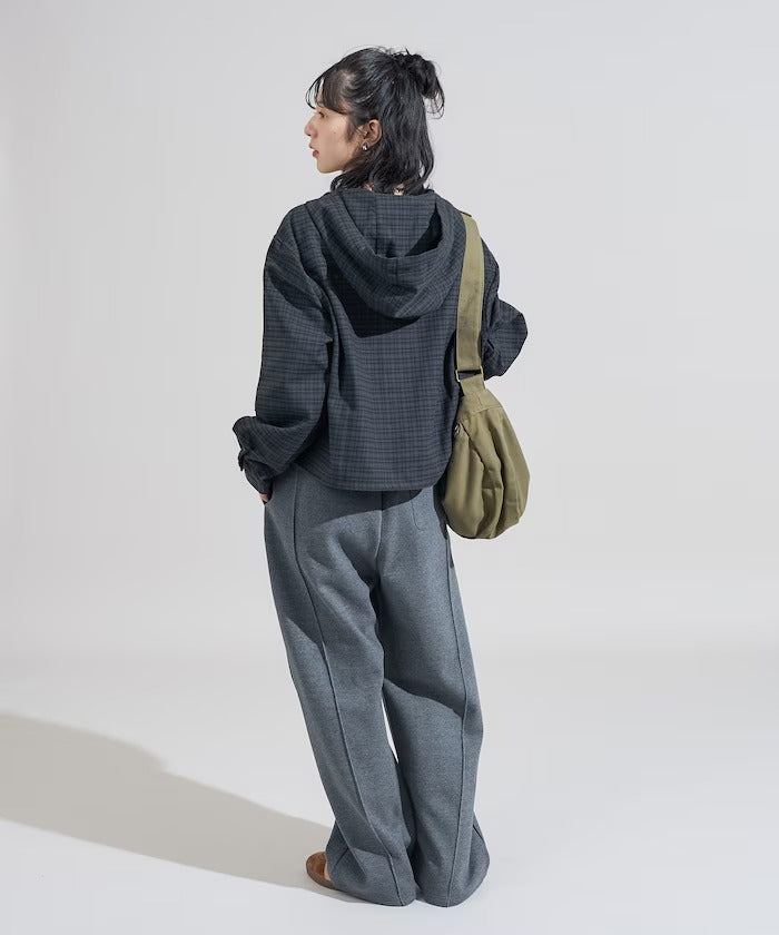 Foxfire × FREAK'S STORE／女裝 連帽格紋法蘭絨襯衫（日本聯名限定）
