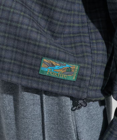 Foxfire × FREAK'S STORE／女裝 連帽格紋法蘭絨襯衫（日本聯名限定）